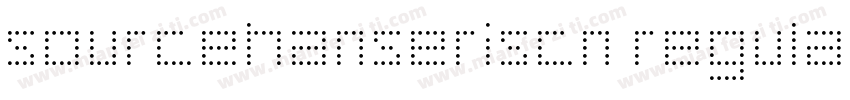 sourcehanseriscn regular字体转换